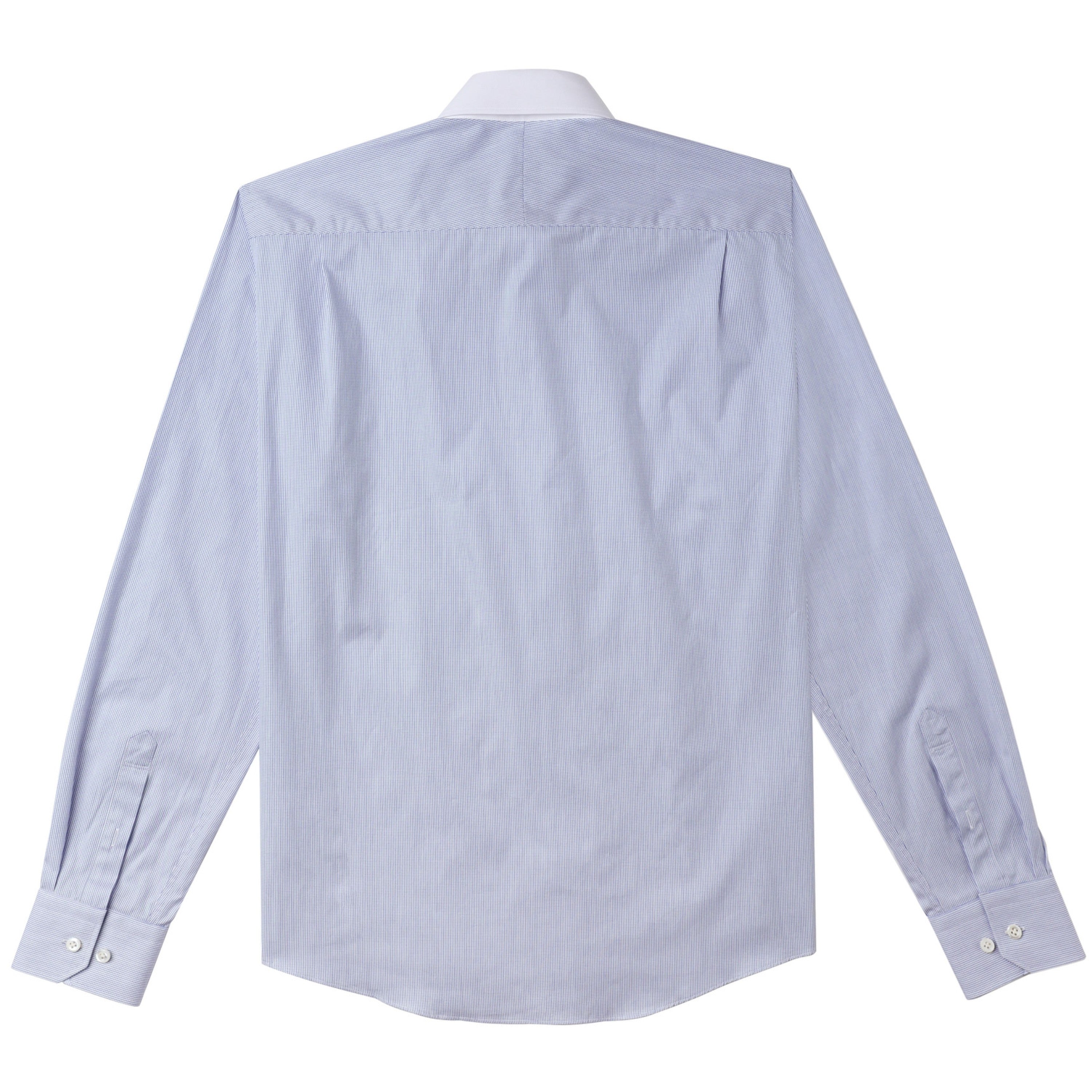 THE AILEY SHIRT (LIGHT BLUE)HIGH-END Sustainable DRESSY SMART CASUAL MEN'S SHIRT BACK