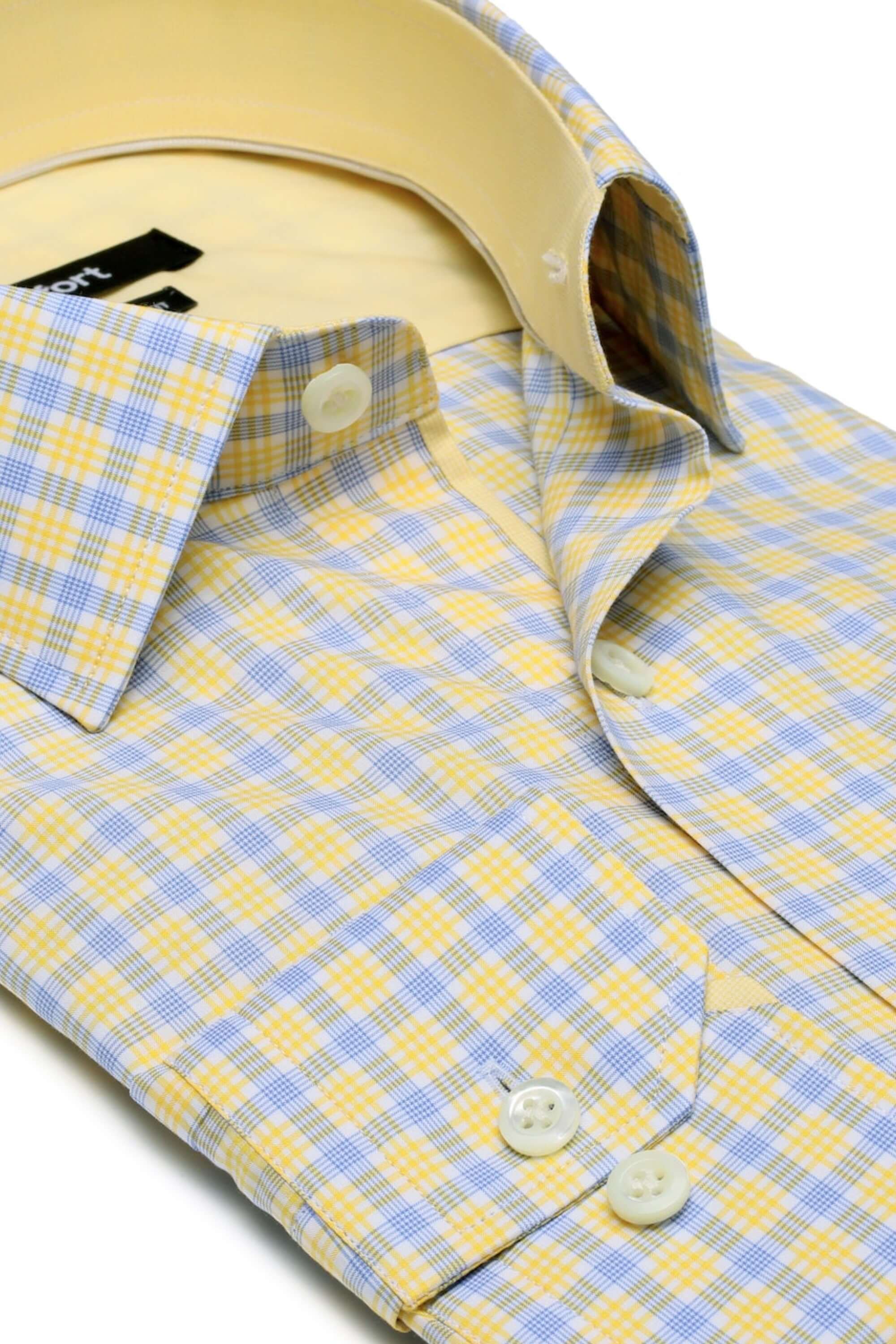 THAYER SHIRT YELLOW BLUE