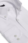 FRANKLIN WHITE BUTTON DOWN DRESS SHIRT - CASUAL /FORMAL EVENT - SIDE VIEW