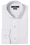 ANDERSON WHITE BUTTON DOWN DRESS SHIRT - CASUAL /FORMAL EVENT - FRONT VIEW