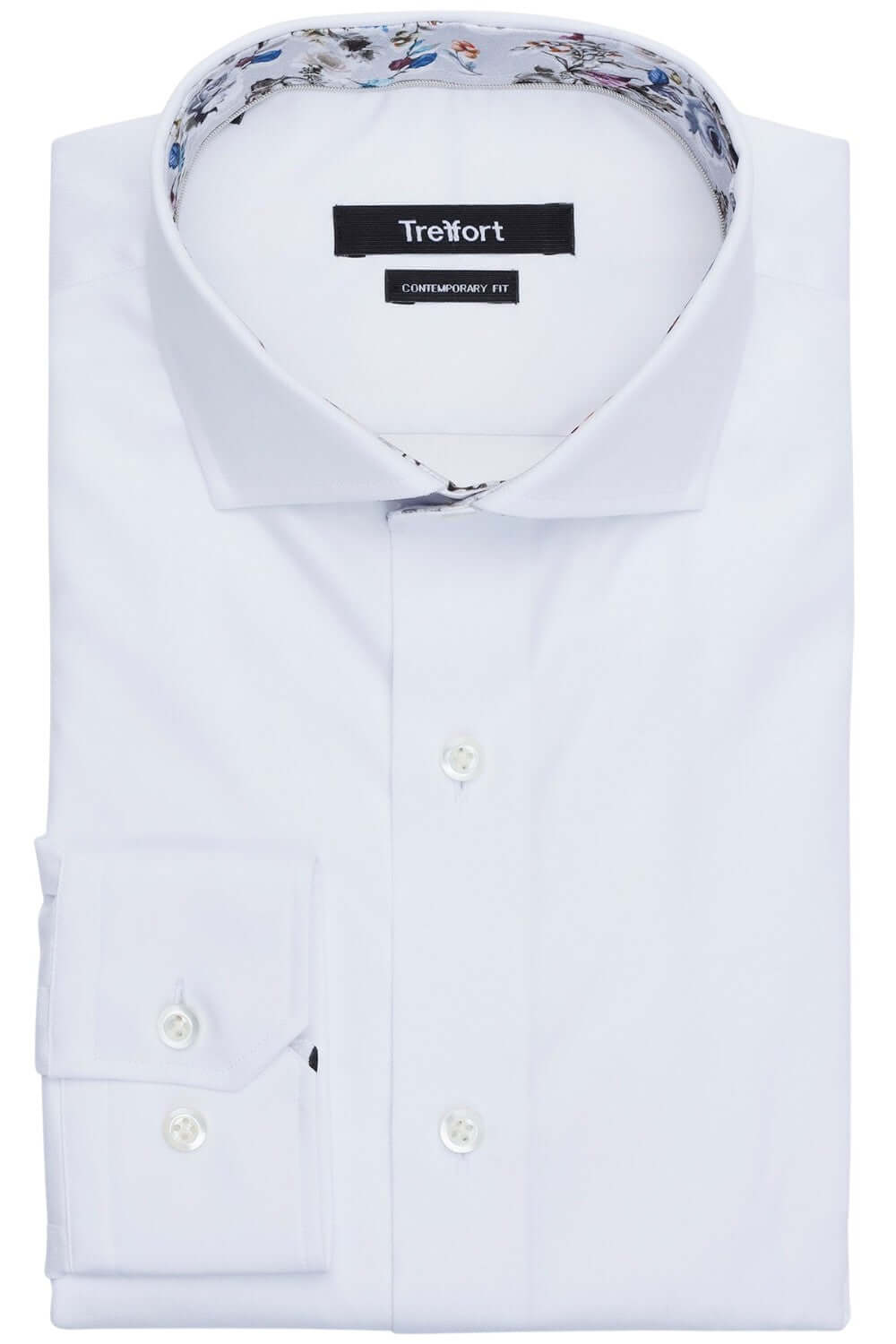 BENNETT WHITE BUTTON DOWN DRESS SHIRT - CASUAL /FORMAL EVENT - FRONT VIEW