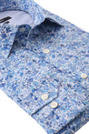 CHARLES PRINT BUTTON DOWN DRESS SHIRT - CASUAL /FORMAL EVENT - SIDE VIEW
