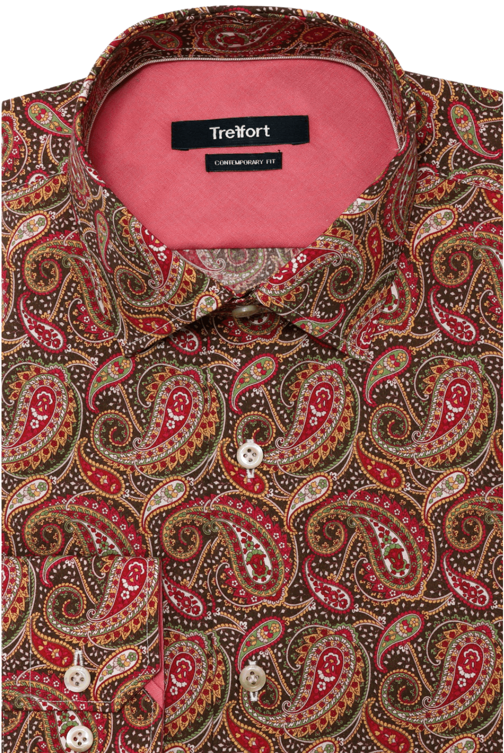 Ellington multicolor paisley print luxury men's dress shirt – Treffort