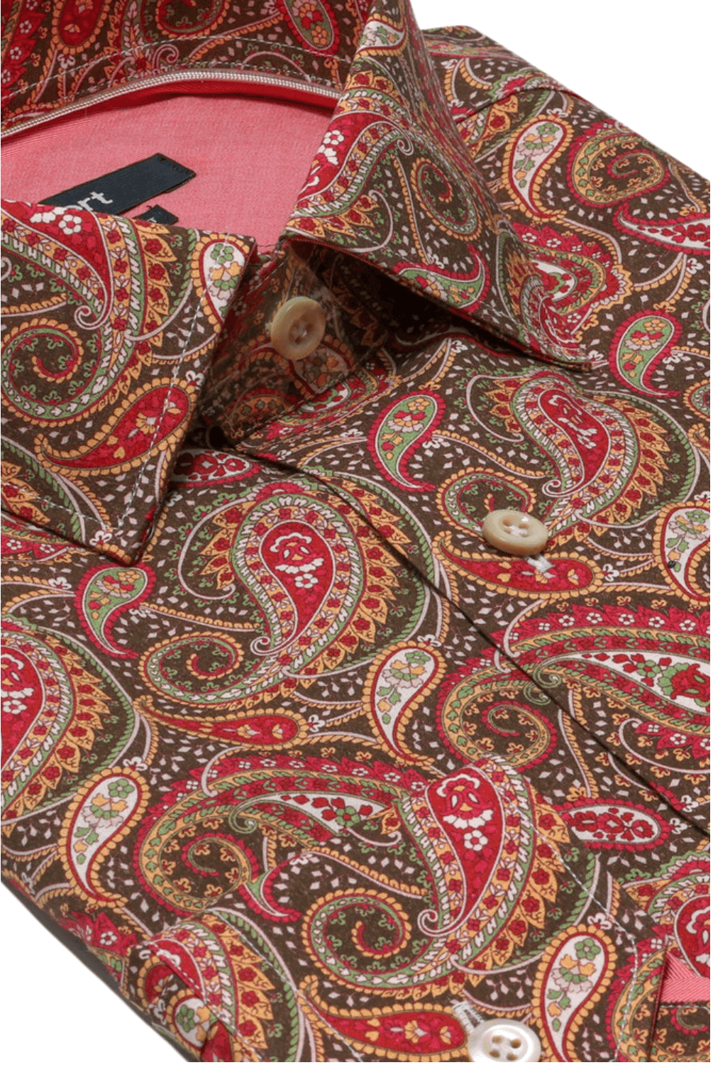 Ellington multicolor paisley print luxury men's dress shirt – Treffort