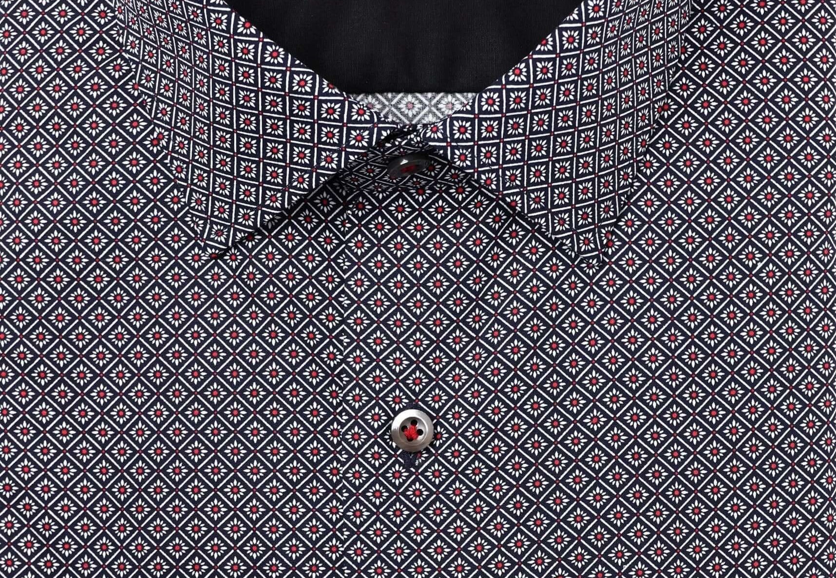 Exchange Red Black  luxury men's dress shirt – Treffort