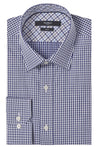 GRANT CHECKERED BUTTON DOWN DRESS SHIRT - CASUAL /FORMAL EVENT - FRONT VIEW