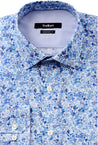 CHARLES PRINT BUTTON DOWN DRESS SHIRT - CASUAL /FORMAL EVENT - FRONT VIEW