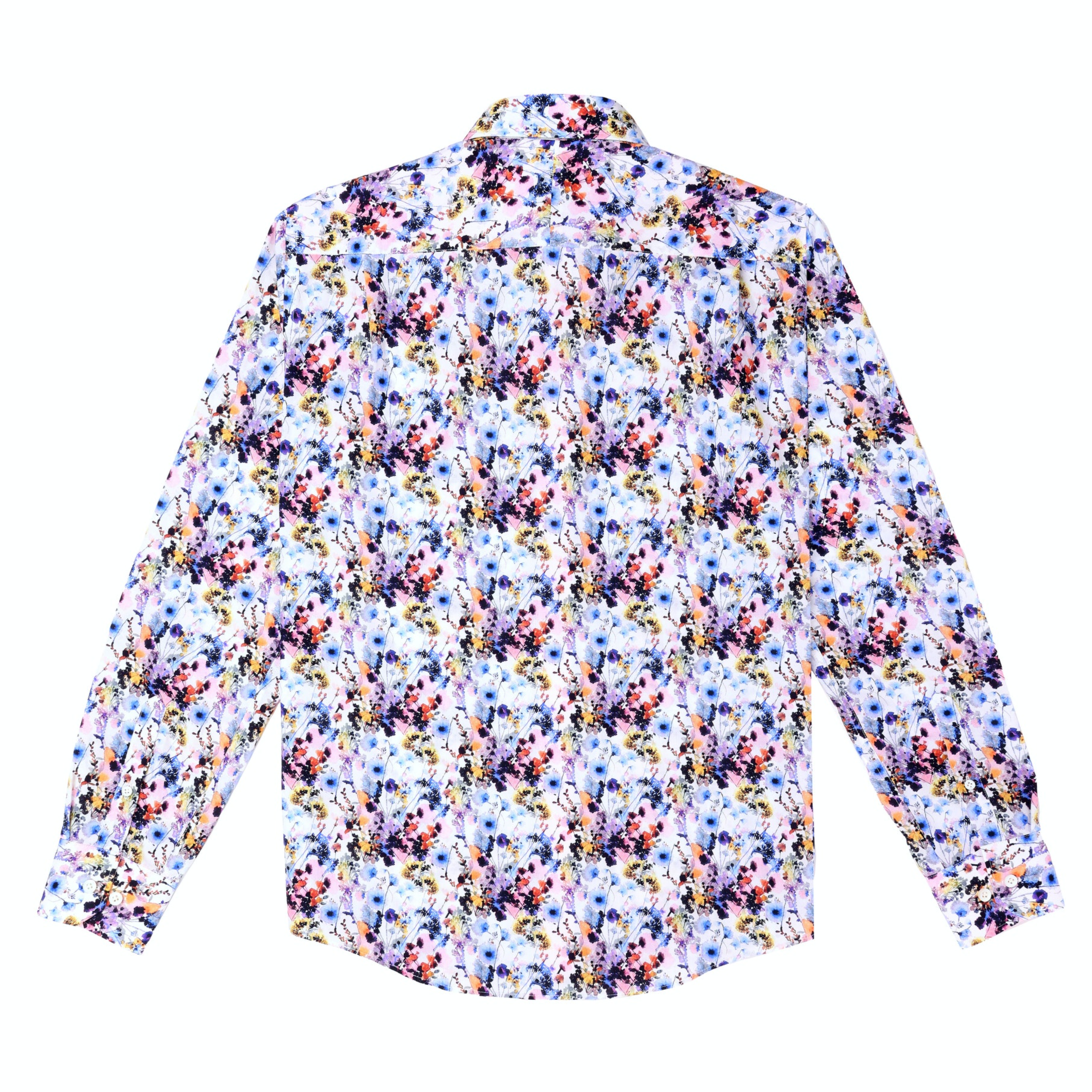 watercolor floral shirt (multicolor)