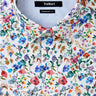 Cabrini Luxury Men's Floral Dress Shirt – Multicolor | Treffort, vibrant floral luxury shirt made of 100% premium long-staple cotton