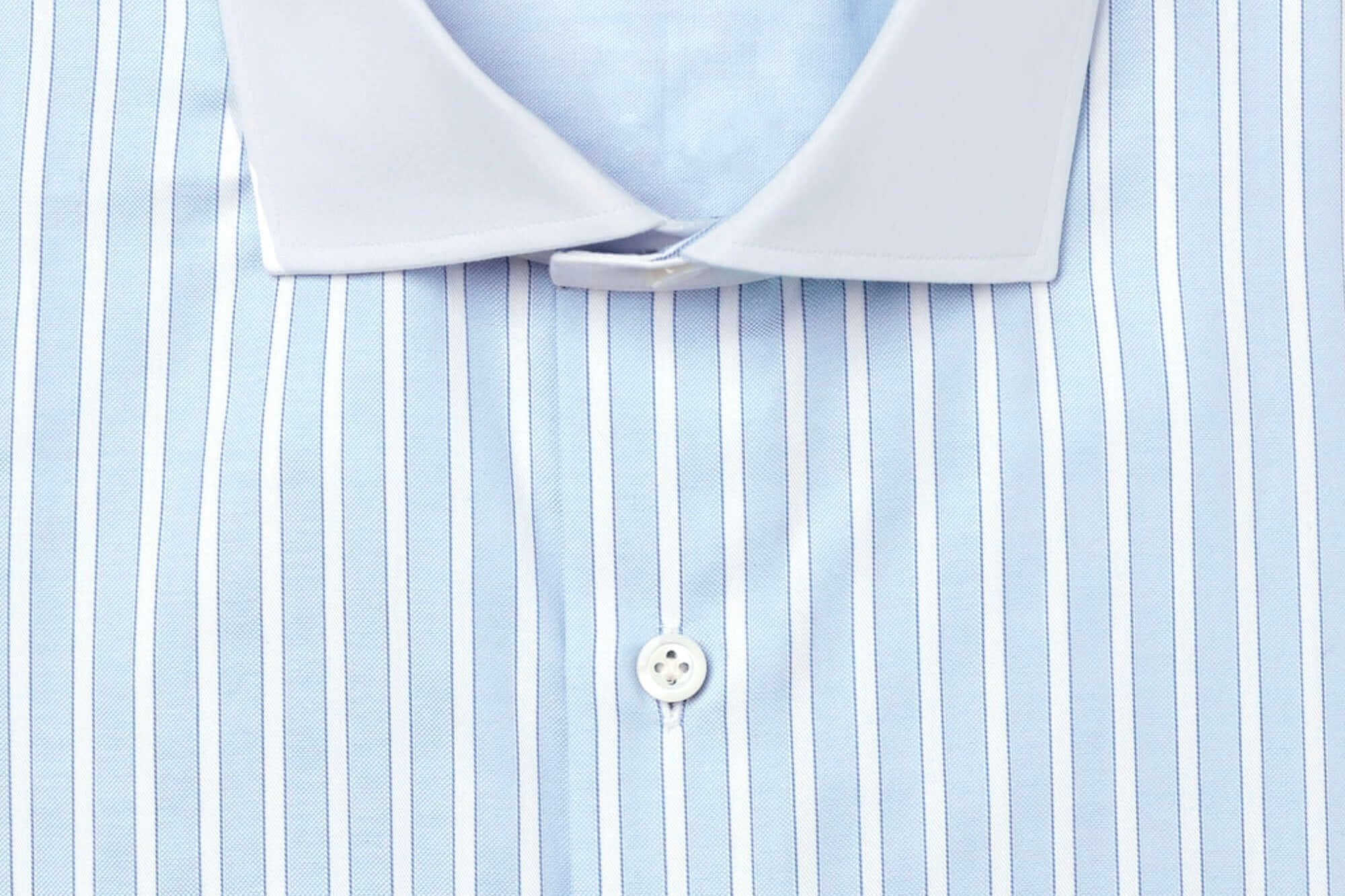 Hester Luxury Men's Striped Dress Shirt – Blue | Treffort, premium cotton, elegant design for versatile occasions
