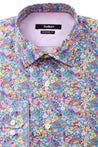 MITCHELL PRINT BUTTON DOWN DRESS SHIRT - CASUAL /FORMAL EVENT - FRONT VIEW