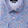 Vestry Luxury Men's Paisley Floral Dress Shirt – Multicolor | Treffort, showcasing rich multicolor print on premium cotton.