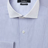 Ailey Light Blue luxury men's dress shirt contrast collar – Treffort