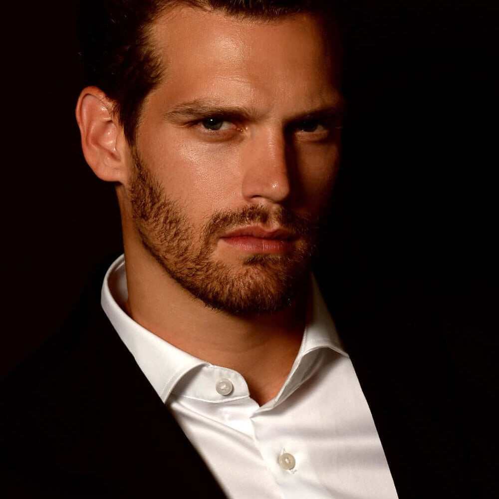 Anderson White luxury men's slim fit dress shirt – Treffort