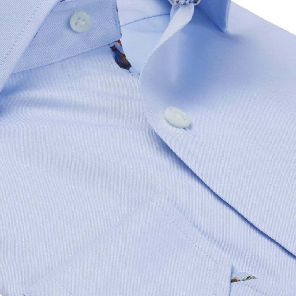 Bennett Light Blue multicolor luxury men's dress shirt – Treffort