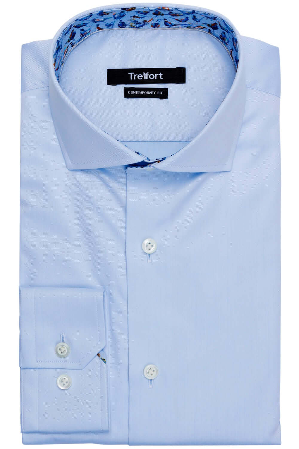 Bennett Light Blue multicolor luxury men's dress shirt – Treffort
