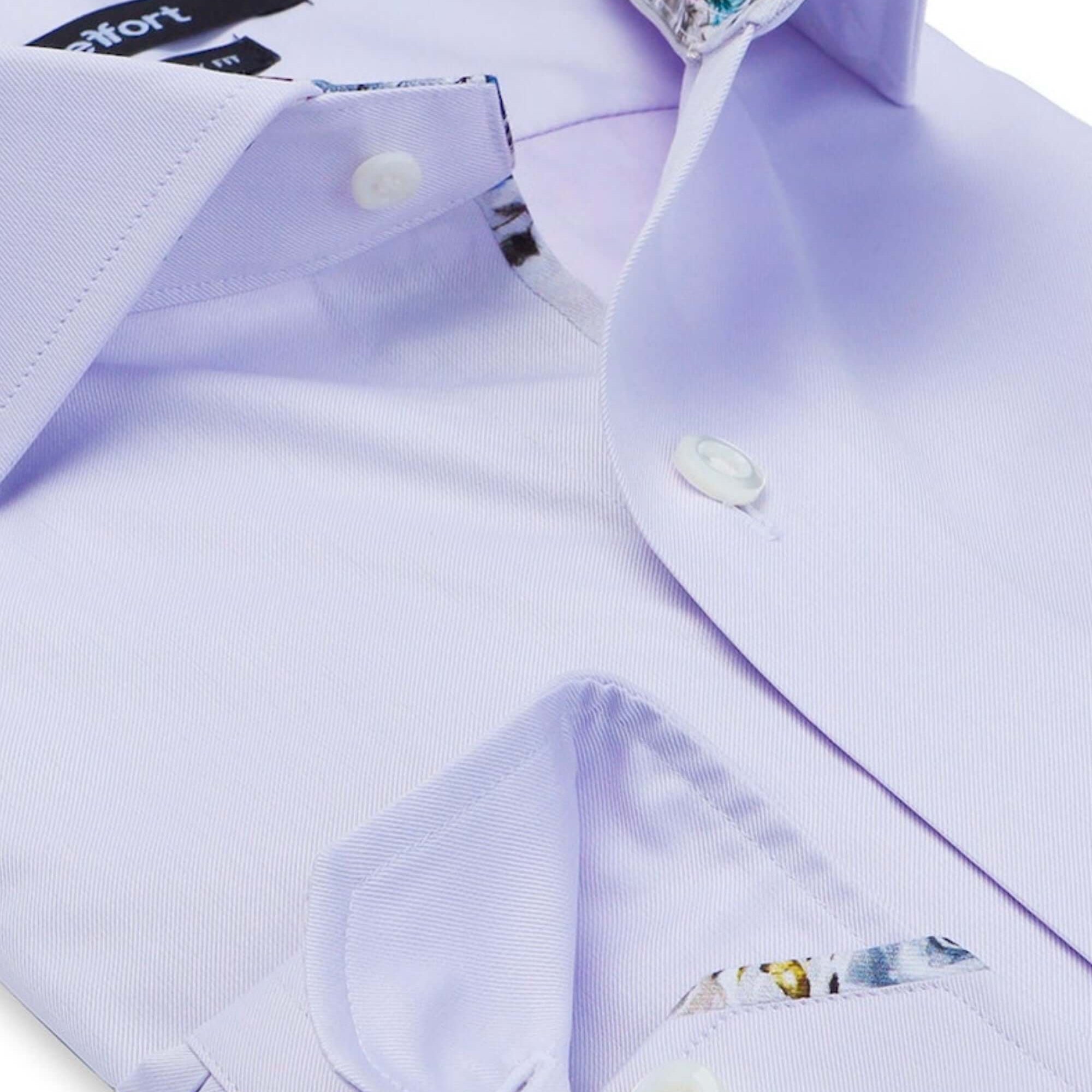 Bennett Purple multicolor luxury men's dress shirt – Treffort