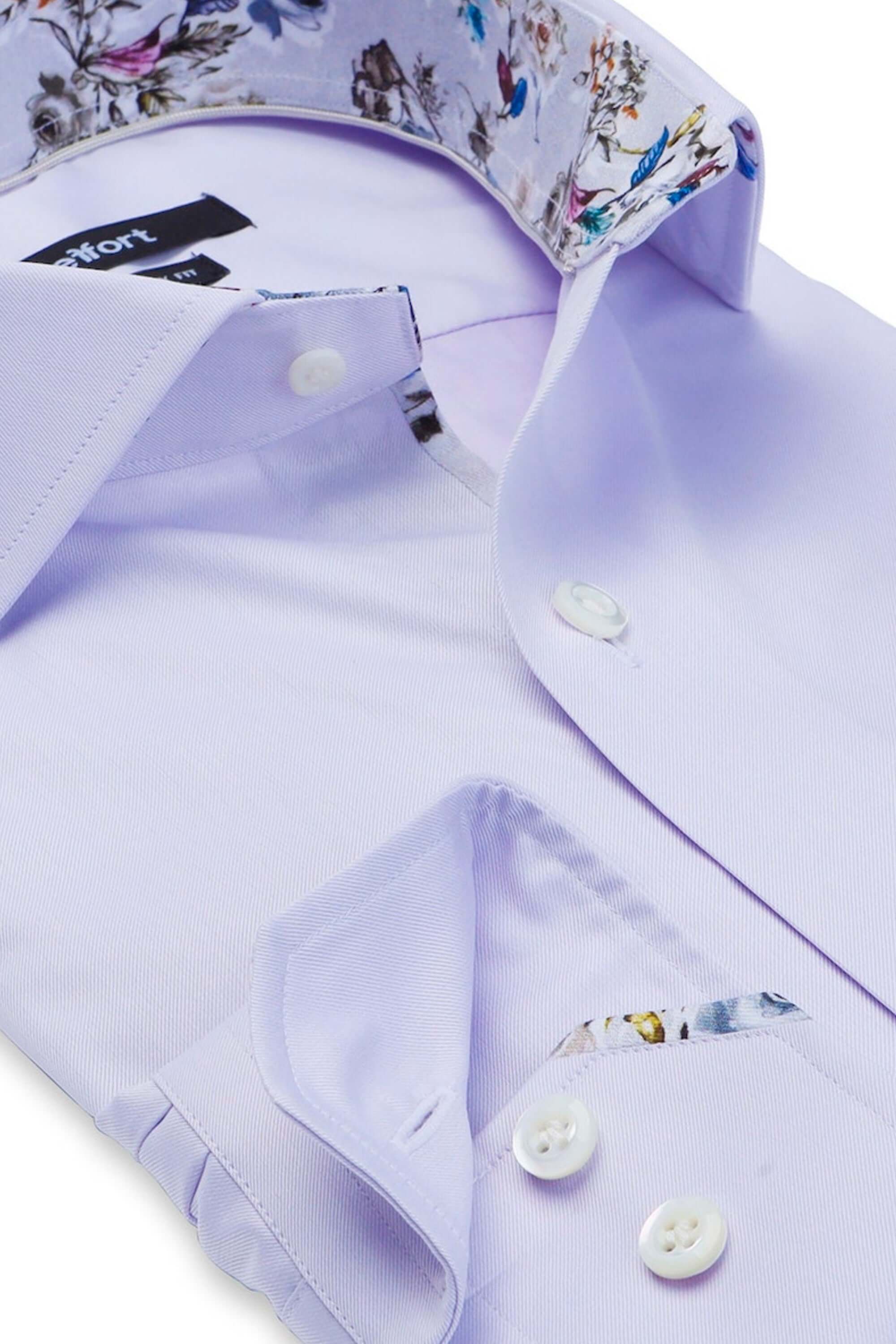Bennett Purple multicolor luxury men's dress shirt – Treffort