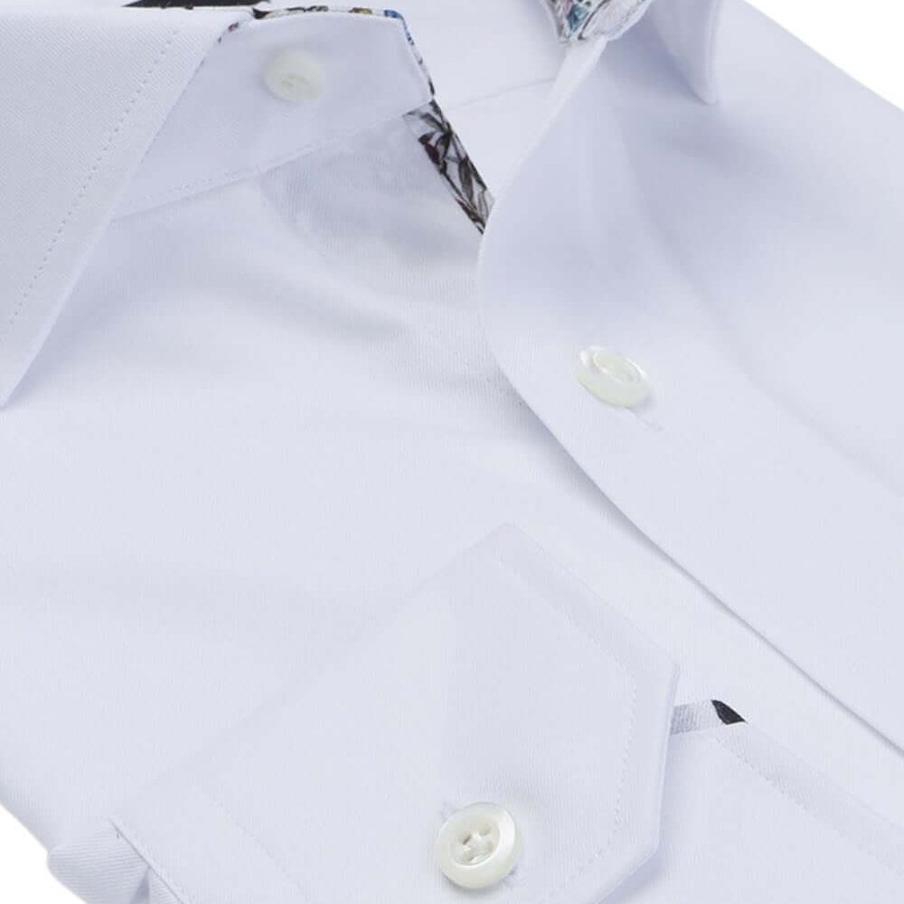 Bennett White multicolor luxury men's dress shirt – Treffort