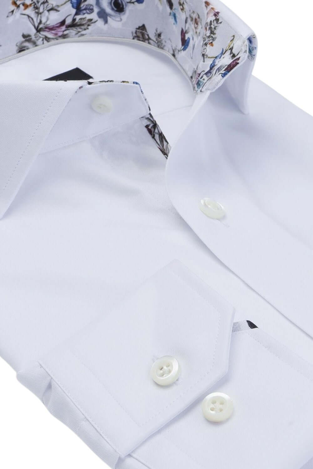 Bennett White multicolor luxury men's dress shirt – Treffort