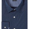 Daniels Navy diamond print luxury men's dress shirt – Treffort