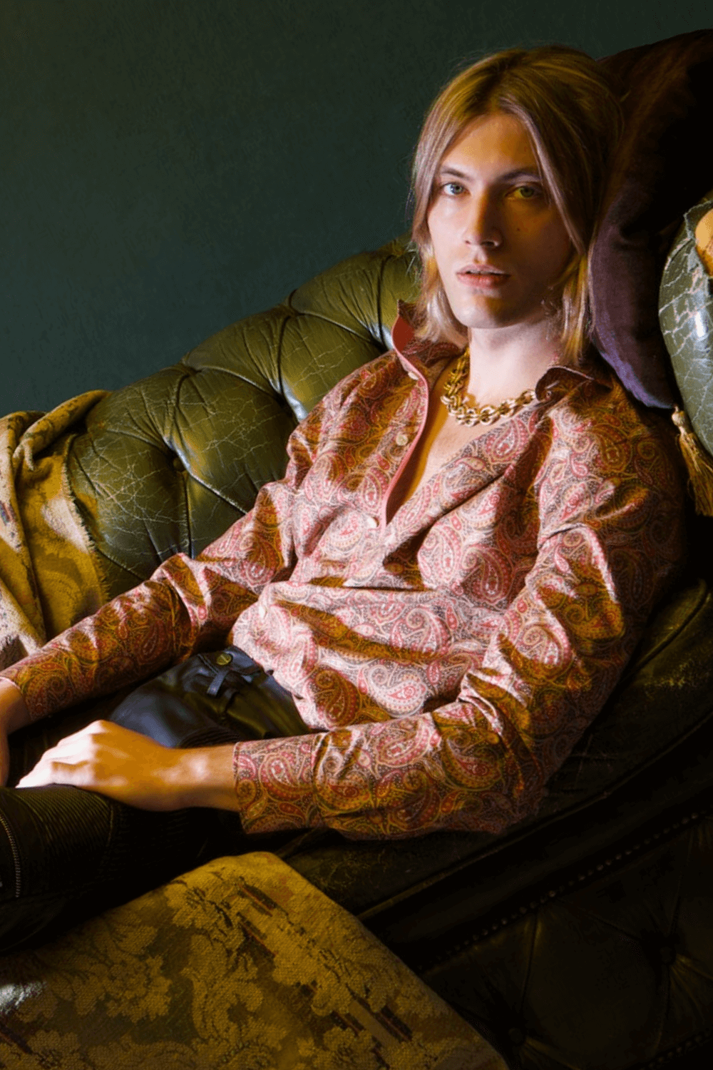Ellington multicolor paisley print luxury men's dress shirt – Treffort
