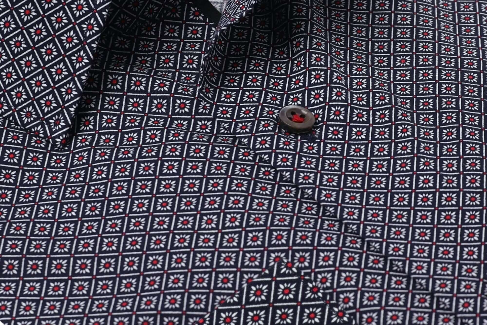Exchange Red Black  luxury men's dress shirt – Treffort