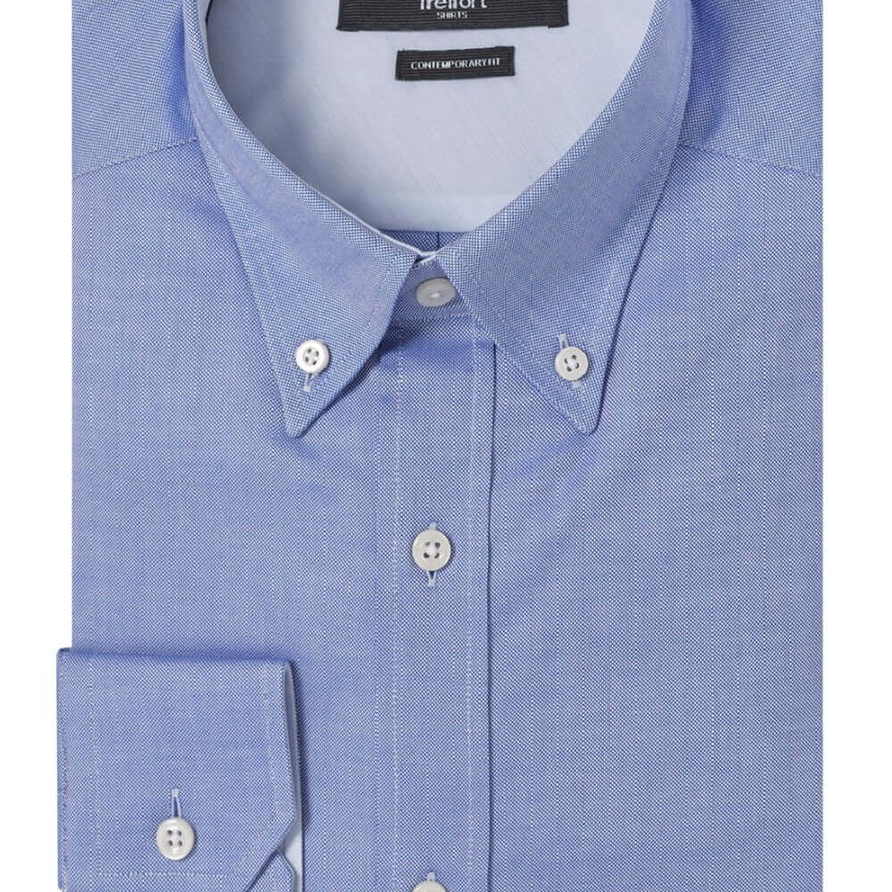 Franklin Blue luxury men's dress shirt – Treffort