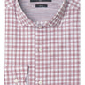 Lenox Maroon White checkered luxury men's dress shirt – Treffort