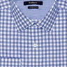Lenox Navy White checkered luxury men's dress shirt – Treffort