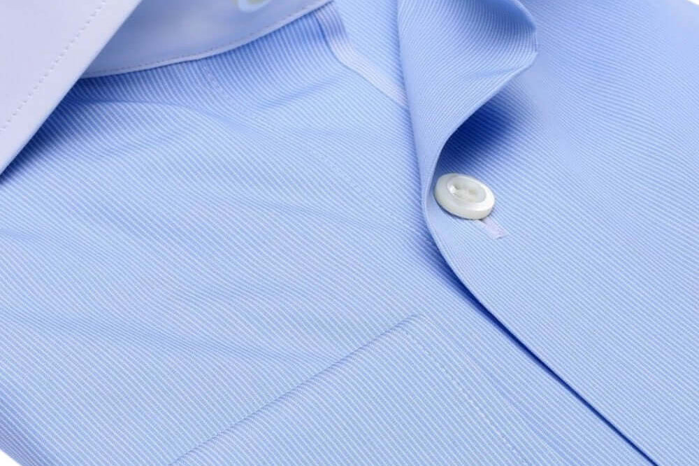 Ludlow Sky Blue luxury men's slim fit dress shirt – Treffort