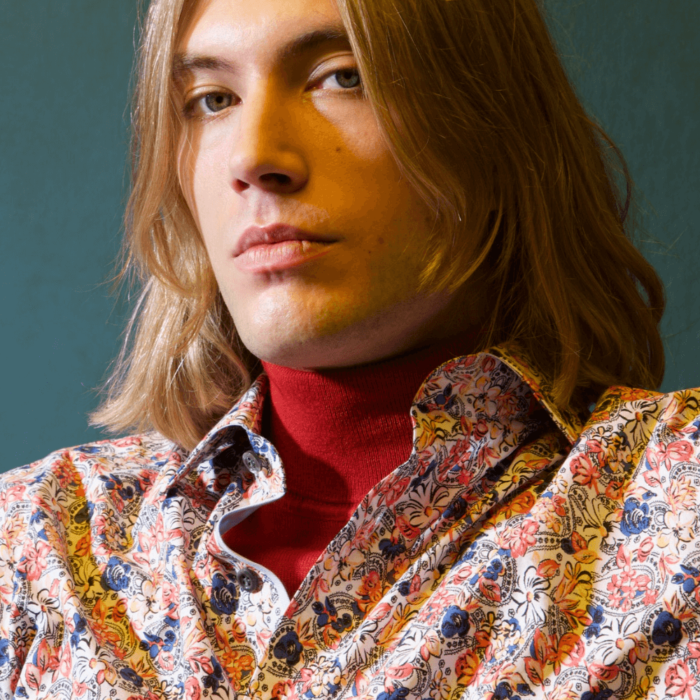 Bowery multicolor floral print luxury men's dress shirt – Treffort