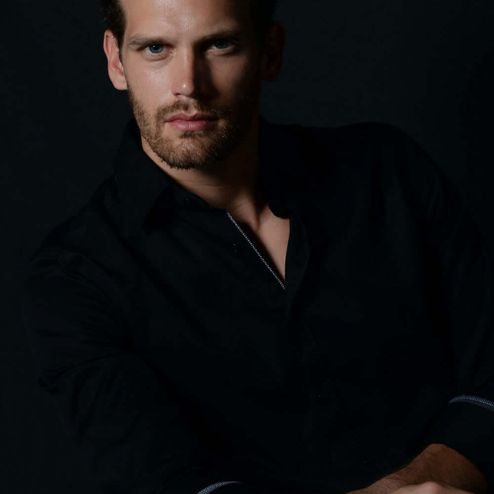 Benson Black luxury men's dress shirt – Treffort