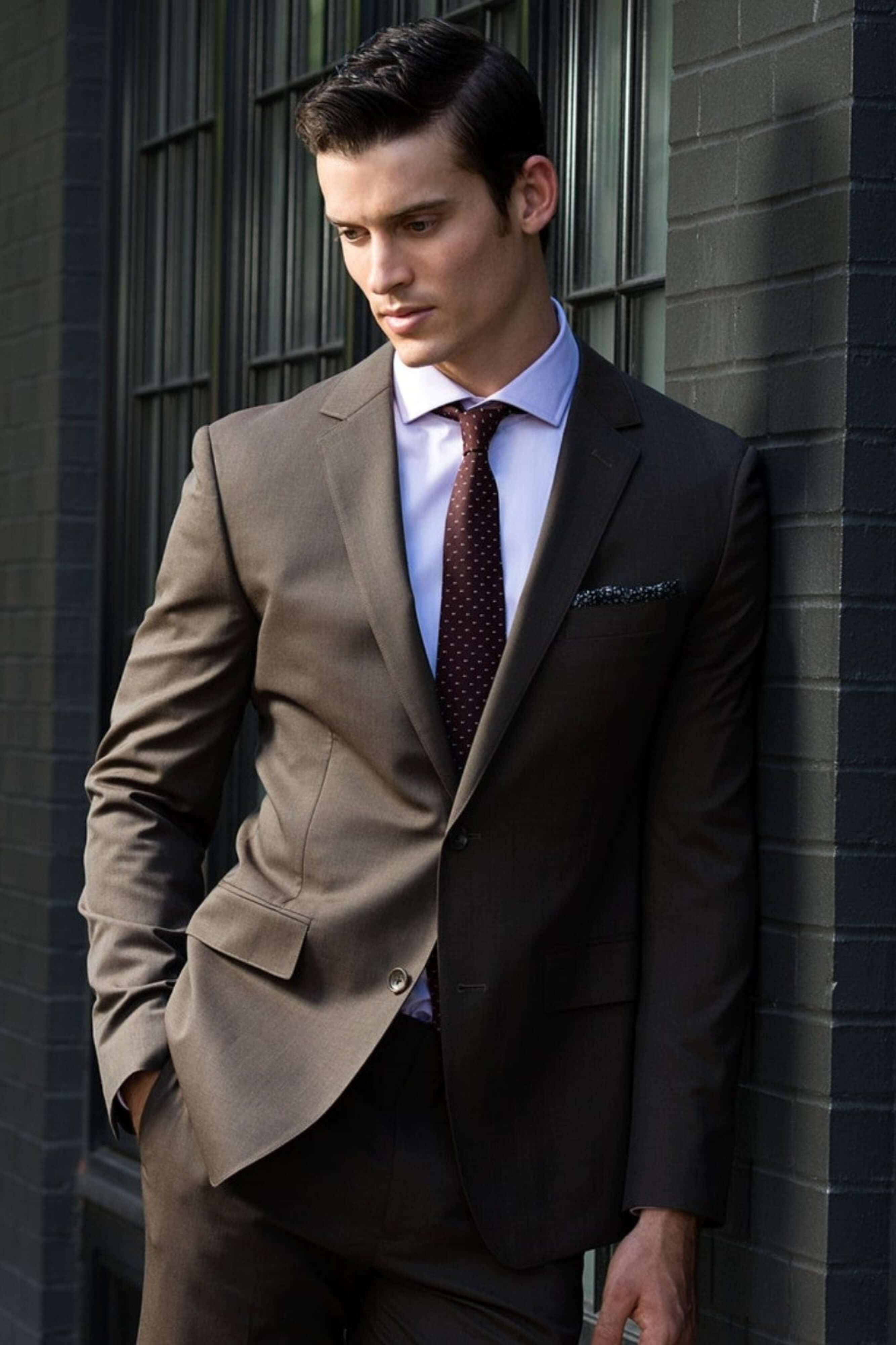 Anderson Pink luxury men's slim fit dress shirt – Treffort