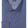 Mercer Navy Blue hidden pattern luxury men's dress shirt – Treffort
