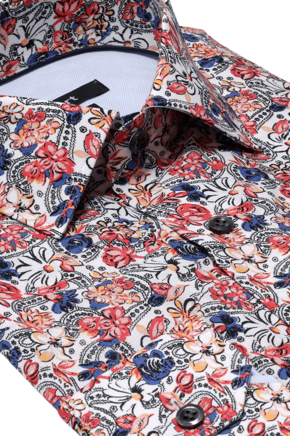 Bowery multicolor floral print luxury men's dress shirt – Treffort