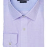 Tudor Purple micro-check luxury men's dress shirt contrast collar – Treffort