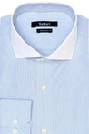 COOPER LIGHT BLUE BUTTON DOWN DRESS SHIRT - CASUAL /FORMAL EVENT - FRONT VIEW