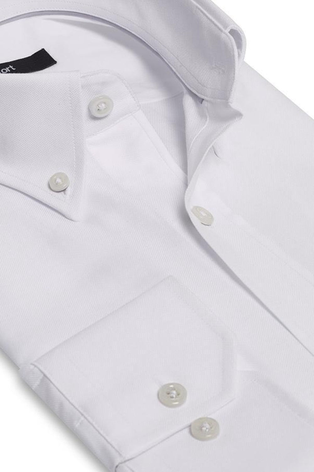 FRANKLIN(White)LUXURY CLASSIC OXFORD DRESS SHIRT CONTEMP. FIT HIGH-END 100% PREM. COTTON