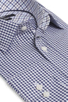 GRANT CHECKERED BUTTON DOWN DRESS SHIRT - CASUAL /FORMAL EVENT - SIDE VIEW
