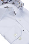 BENNETT WHITE BUTTON DOWN DRESS SHIRT - CASUAL /FORMAL EVENT - SIDE VIEW