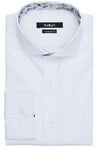 BENNETT WHITE BUTTON DOWN DRESS SHIRT - CASUAL /FORMAL EVENT - FRONT VIEW