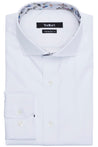 BENNETT WHITE BUTTON DOWN DRESS SHIRT - CASUAL /FORMAL EVENT - FRONT VIEW